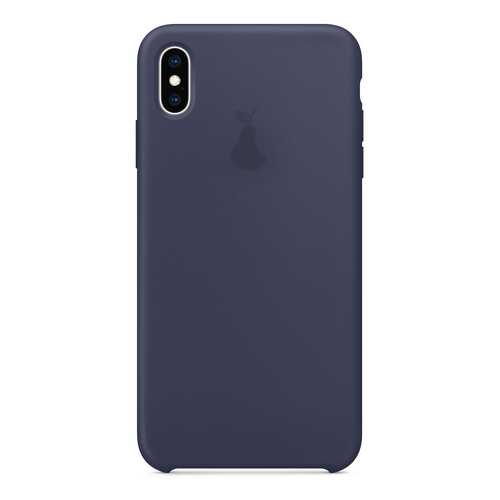 Чехол Silicone Case для iPhone X/XS Premium, Dark Blue, SCPQIPXXS-08-MIDN в Связной