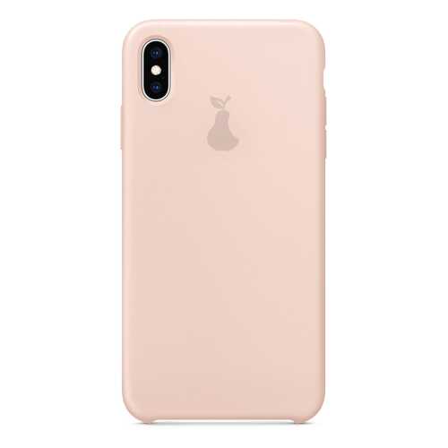 Чехол Silicone Case для iPhone X/XS Премиум, розовый, SCPQIPXXS-19-PINK в Связной