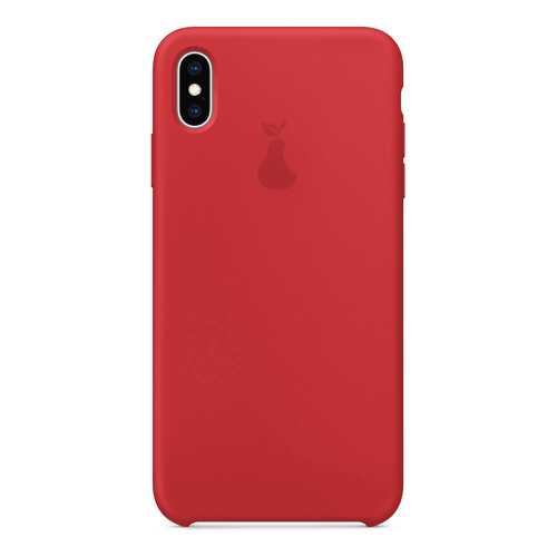 Чехол Silicone Case для iPhone XS Max, красный, SCIPXSM-14-PRED в Связной