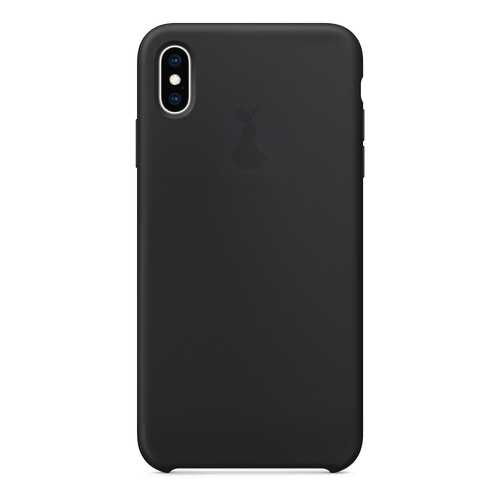 Чехол Silicone Case для iPhone XS Max Премиум, черный, SCPQIPXSM-18-BLAC в Связной