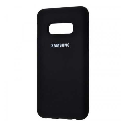 Чехол Silicone Cover для Samsung Galaxy S10 Plus (full protective) Black в Связной