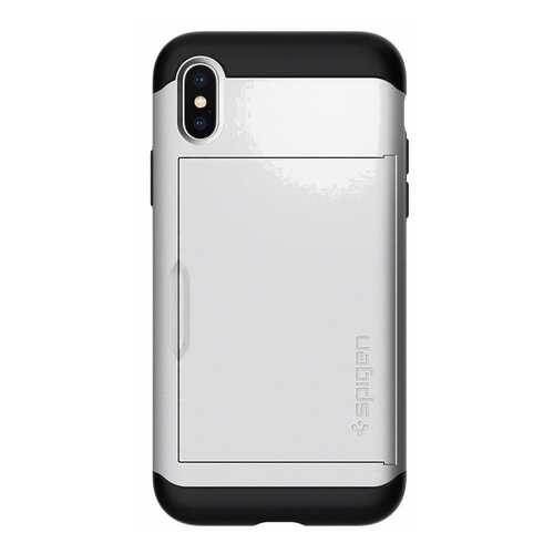 Чехол Spigen Slim Armor CS (057CS22158) для Apple iPhone X (Satin Silver) в Связной