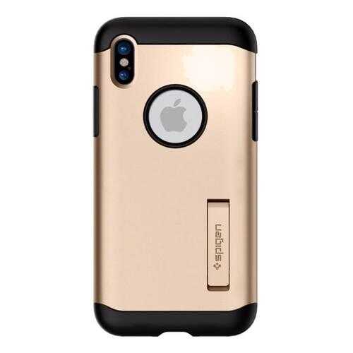 Чехол Spigen Slim Armor для Apple Apple iPhone X Champagne Gold (057CS22136) в Связной