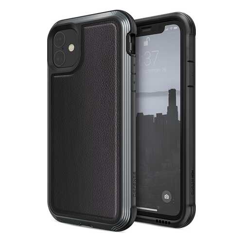 Чехол X-Doria Defense Lux для iPhone 11 Black leather в Связной