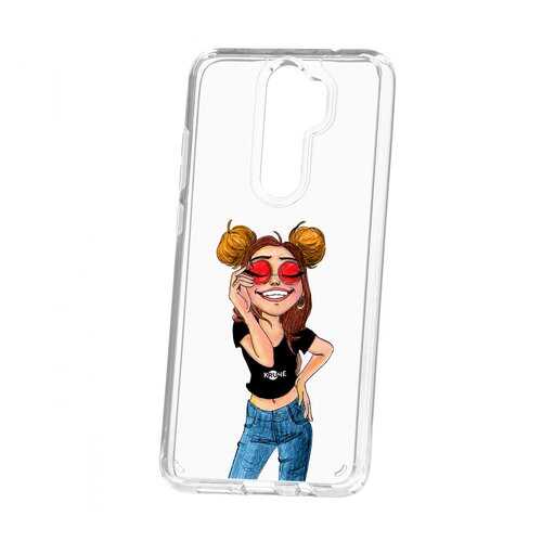 Чехол Xiaomi Redmi Note 8 Pro Kruche Print Smiling в Связной