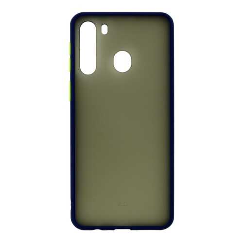 Чехол Zibelino Plastic Matte для Samsung Galaxy A21 (A215) Blue в Связной