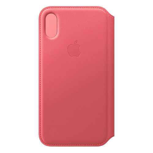 Кейс для iPhone Apple Folio XS кожаный розовый MRX12ZM/A в Связной