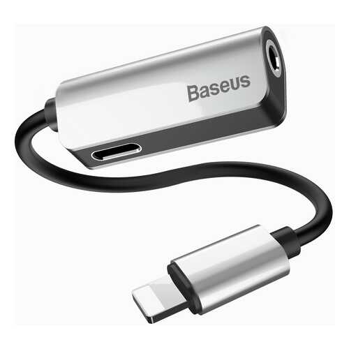 Аудио-переходник Baseus L32 IP Male to 3.5mm-IP Female Adapter Silver в Связной