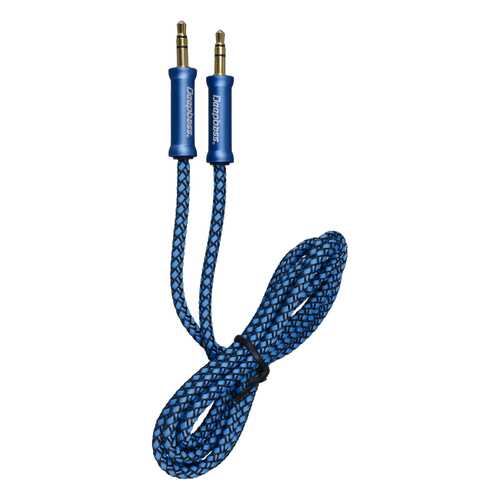 Кабель AUX AC323 Deepbass 3.5mm Плетеный Blue в Связной