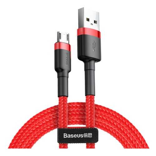 Кабель Baseus microUSB 2m Red/Black/Red в Связной