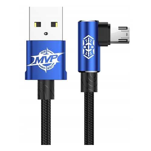 Кабель Baseus MVP Elbow microUSB 1m Blue в Связной