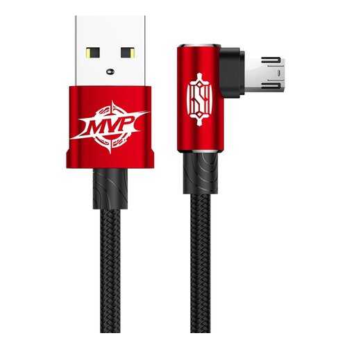 Кабель Baseus MVP Elbow Reversible microUSB 1m Red в Связной