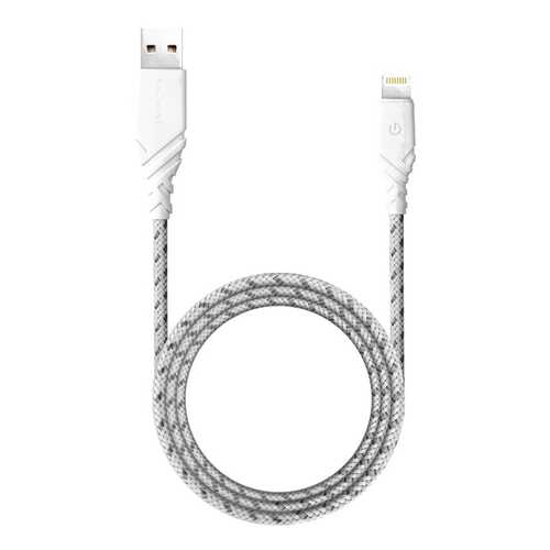 Кабель EnergEA NyloGlitz USB-C to USB-A 1,5 м White в Связной