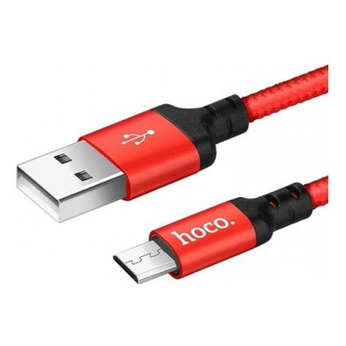 Кабель Hoco X14 microUSB 1м Red в Связной