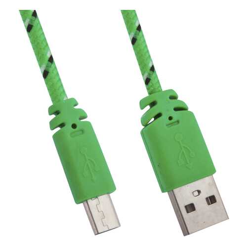 Кабель Liberty Project microUSB 1м Green в Связной