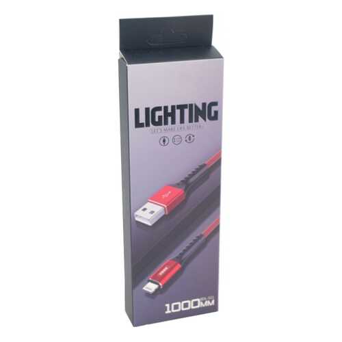 Кабель NoName BDL-S11 USB - Lighting, 1м Red в Связной