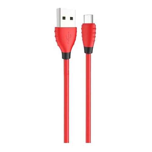 Кабель NoName X27 USB - Micro USB 1м Red в Связной