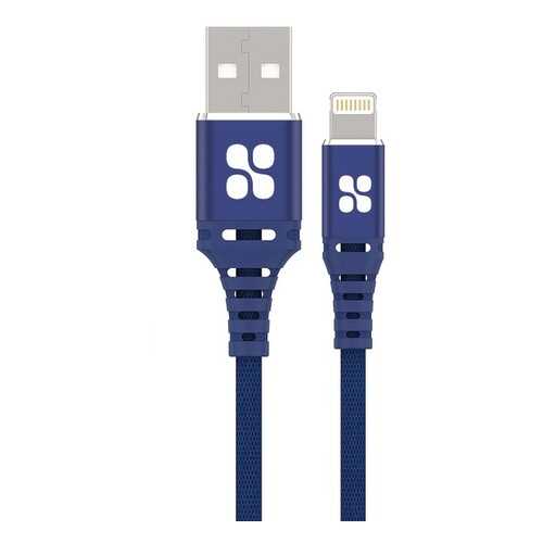 Кабель Promate NerveLink-i2 Lightning MFI (2m) Blue в Связной