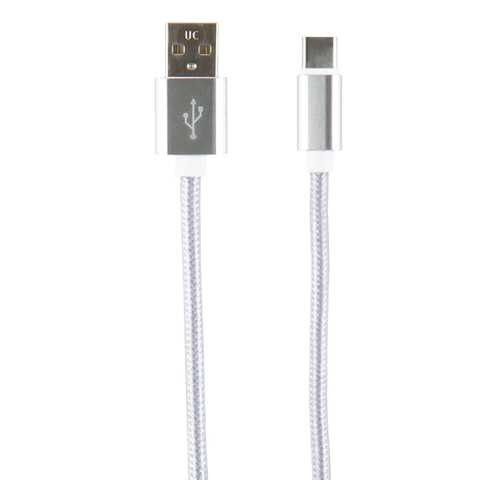 Кабель Red Line USB - Type-C, 2 метра, neylon, Silver в Связной