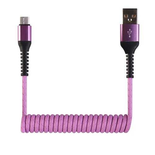 Кабель WIIIX CB940-UMU-12PE microUSB 1,2м Purple в Связной