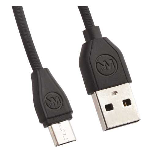 Кабель WK rc-050m microUSB 1м Black в Связной