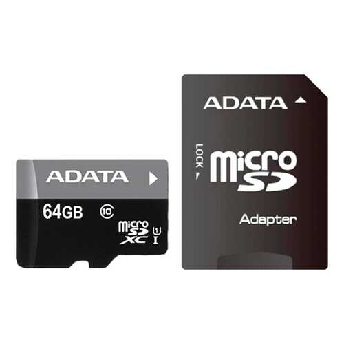 Карта памяти ADATA Micro SDXC Premier AUSDX64GUICL10-RA1 64GB в Связной