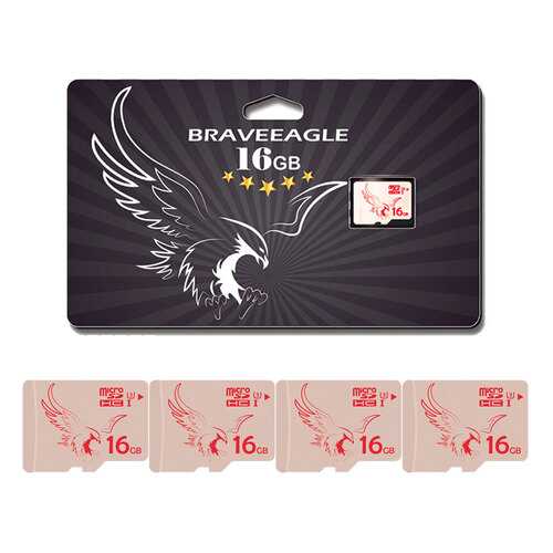 Карта памяти Braveeagle Class 10 microSDHC U3 16ГБ 5 шт в Связной