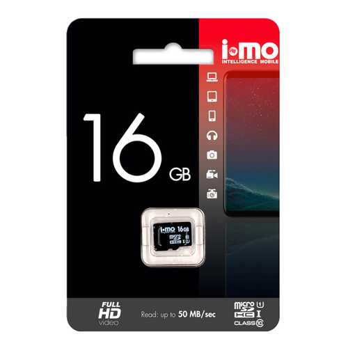 Карта памяти IMO Micro SD IM16GBSD-00 16GB в Связной