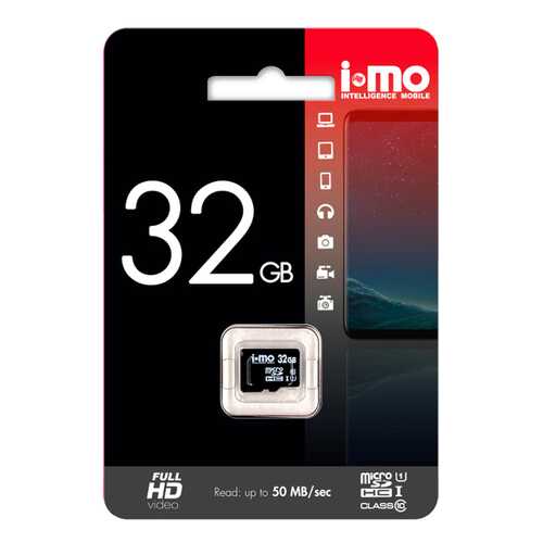 Карта памяти IMO Micro SD IM32GBSD-00 32GB в Связной