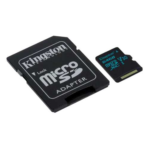 Карта памяти Kingston SDXC Canvas Go SDCG2 64GB в Связной