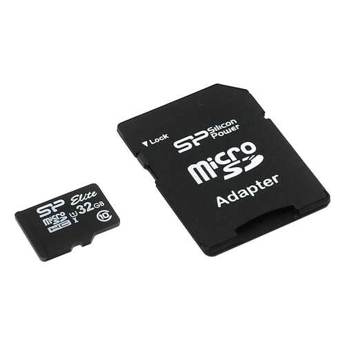 Карта памяти Silicon Power Micro SDHC Elite SP032GBSTHBU1V10-SP 32GB в Связной