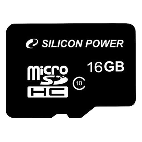 Карта памяти Silicon Power Micro SDHC SP016GBSTH010V10 16GB в Связной