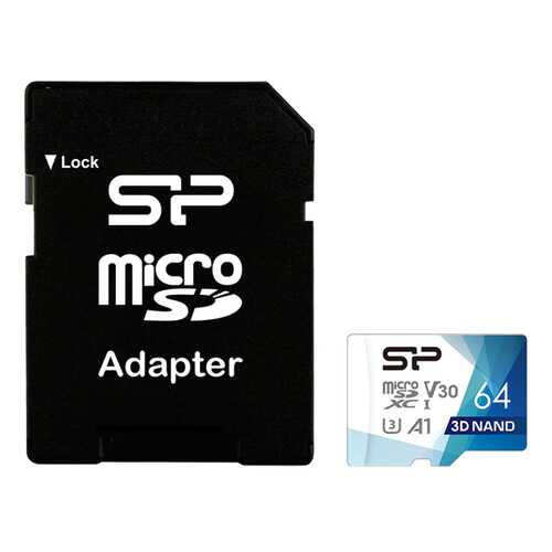 Карта памяти Silicon Power Micro SDXC SP064GBSTXDU3V20AB 64GB в Связной