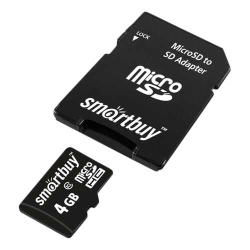 Карта памяти SmartBuy Micro SDHC SB4GBSDCL10-01 4GB в Связной