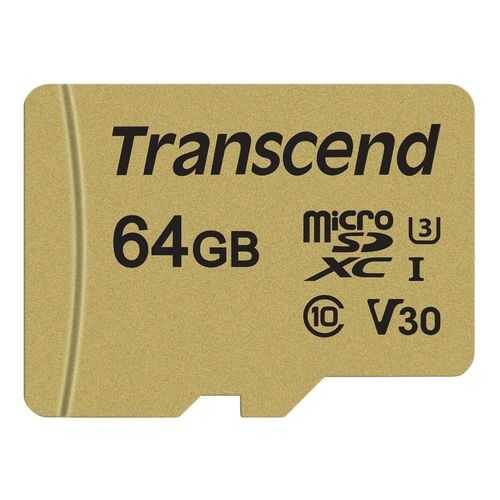 Карта памяти Transcend Micro SD TS64GUSD500S 64GB в Связной