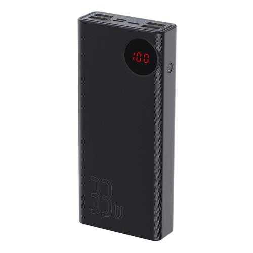 Внешний аккумулятор Baseus Mulight Quick Charge Power Bank 30000mAh Black в Связной