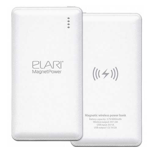 Внешний аккумулятор ELARI MagnetPower 6000 мА/ч White в Связной