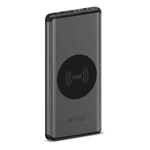 Внешний аккумулятор HIPER NANO X 10000 mAh серый, с беспроводной зарядкой в Связной