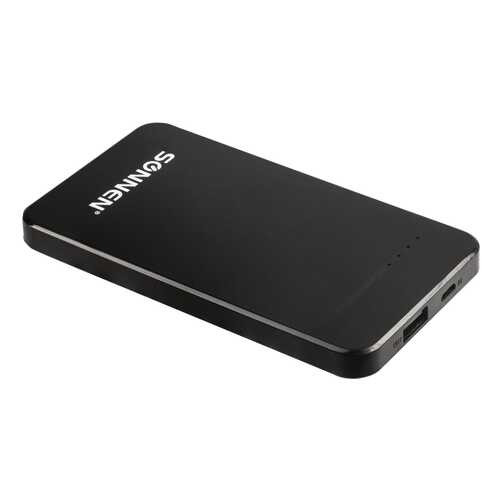 Внешний аккумулятор Sonnen Powerbank V3801 4000 mAh Black в Связной