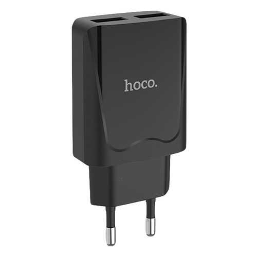 Сетевое зарядное устройство HOCO C52A 2 USB 2.1A Black в Связной