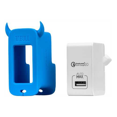 Сетевое зарядное устройство MoMax U.Bull 1 USB 2,4A Blue в Связной