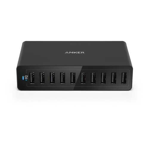 СЗУ Anker 60W 10-Port Desktop Charger Black for EU Offline Packaging V3 в Связной