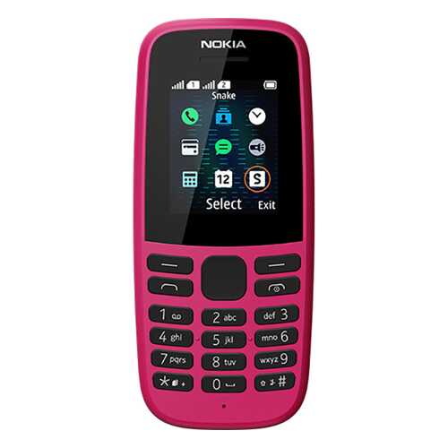 Мобильный телефон Nokia 105 (TA-1174 P) Pink в Связной