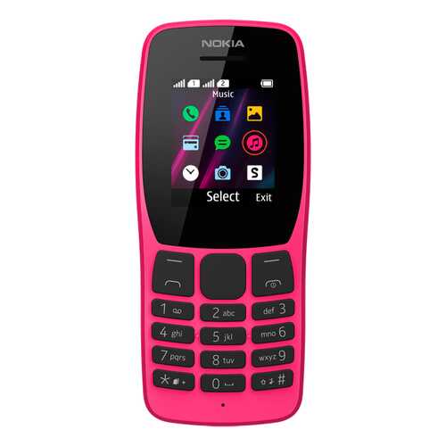 Мобильный телефон Nokia 110DS (ТА-1192 P) Pink в Связной