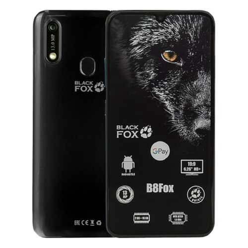 Смартфон Black Fox B8 NFC 16Gb Black в Связной