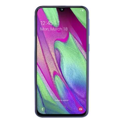 Смартфон Samsung Galaxy A40 (2019) 64Gb Blue (SM-A405F) в Связной